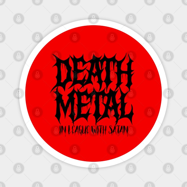 DEATH METAL Magnet by artslaves